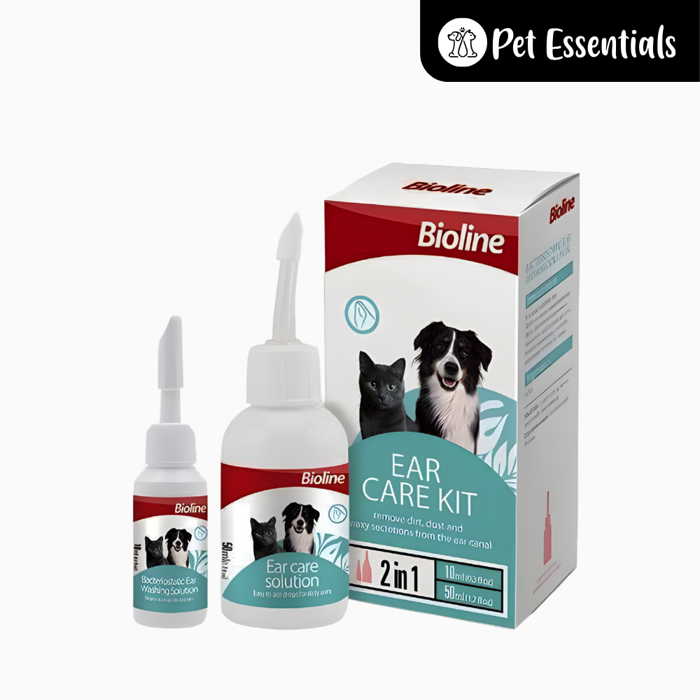 Bioline Ear Care Kit For Cats & Dogs