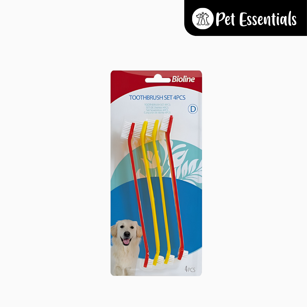 Bioline Dual Side Toothbrush For Dogs